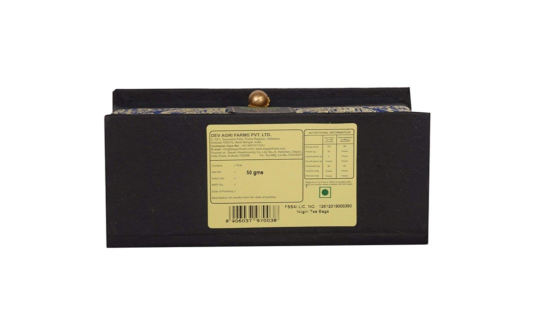 Bagan Fresh Nilgiri Tea    Box  25 pcs